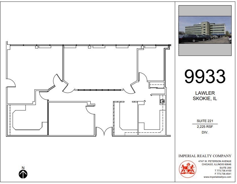 9933 Lawler Ave, Skokie, IL à louer Plan d  tage- Image 1 de 5