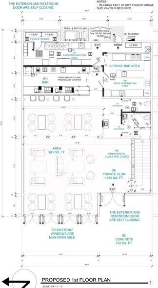 920 N La Cienega Blvd, Los Angeles, CA à louer - Plan d’étage - Image 3 de 4