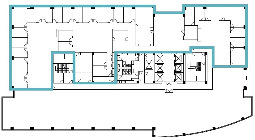 225 W Santa Clara St, San Jose, CA for lease Floor Plan- Image 1 of 1