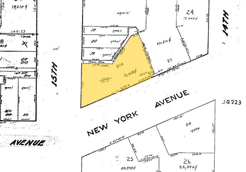 1445 New York Ave NW, Washington, DC for lease - Plat Map - Image 2 of 12