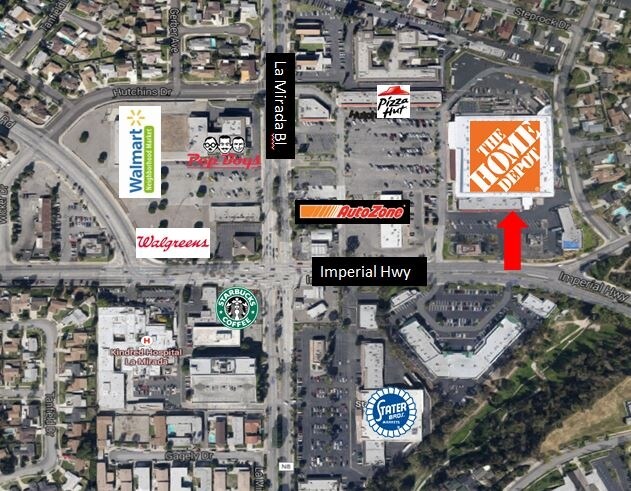 12300-12333 La Mirada Blvd, La Mirada, CA à louer - Photo du bâtiment - Image 1 de 7