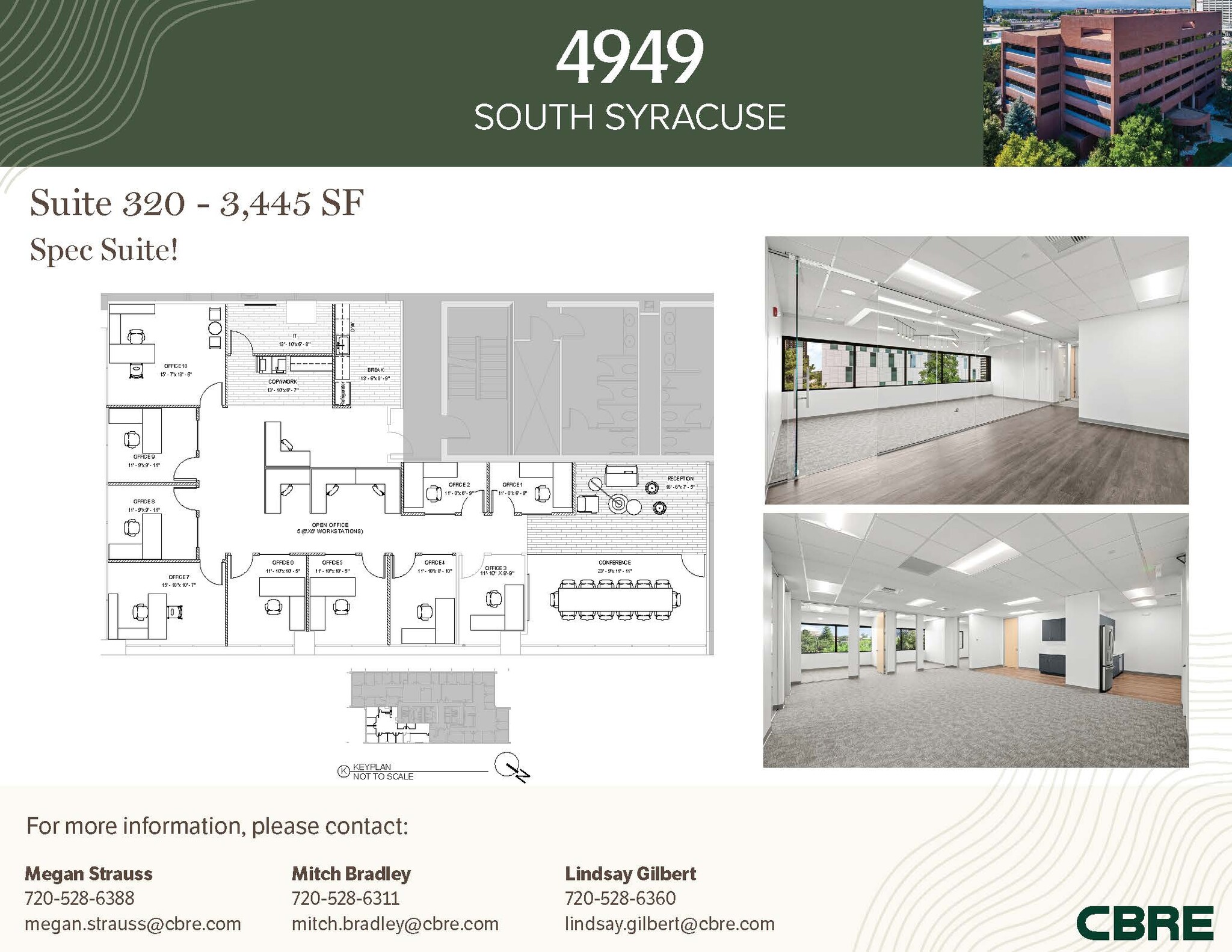 4949 S Syracuse St, Denver, CO à louer Plan d’étage- Image 1 de 4