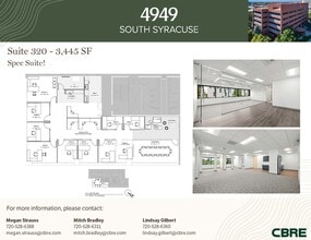 4949 S Syracuse St, Denver, CO à louer Plan d’étage- Image 1 de 4