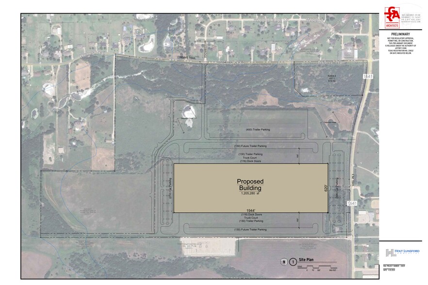 FM 1641, Talty, TX à louer - Plan de site - Image 2 de 5