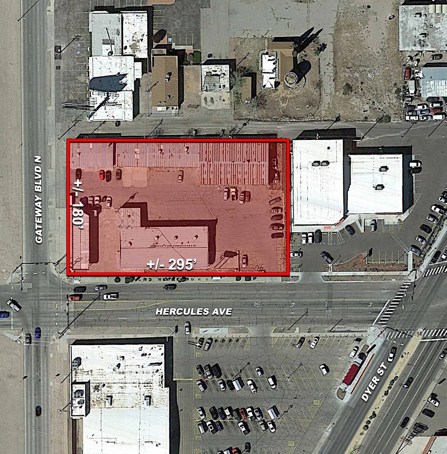 4405 Hercules Ave, El Paso, TX à louer Aérien- Image 1 de 2