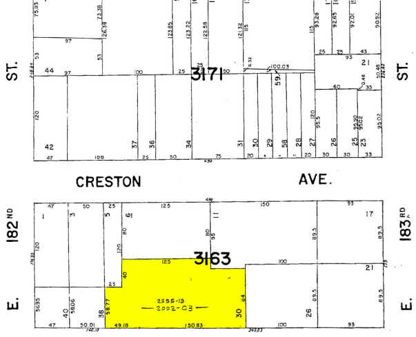 2255 Grand Concourse, Bronx, NY à louer - Plan cadastral - Image 2 de 2