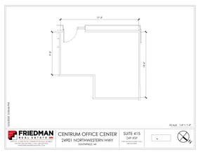 24901 Northwestern Hwy, Southfield, MI for lease Floor Plan- Image 1 of 1