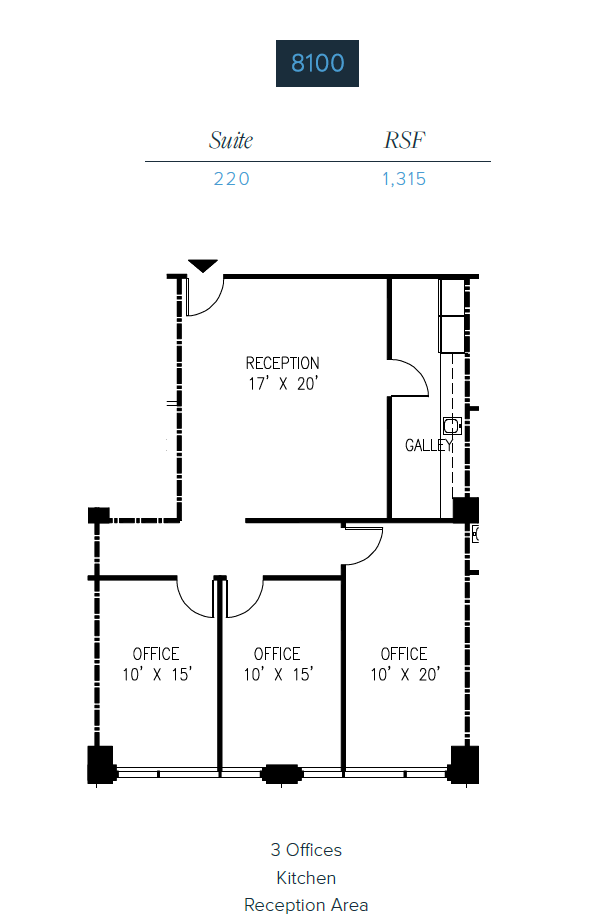8100 Boone Blvd, Vienna, VA for lease Floor Plan- Image 1 of 1