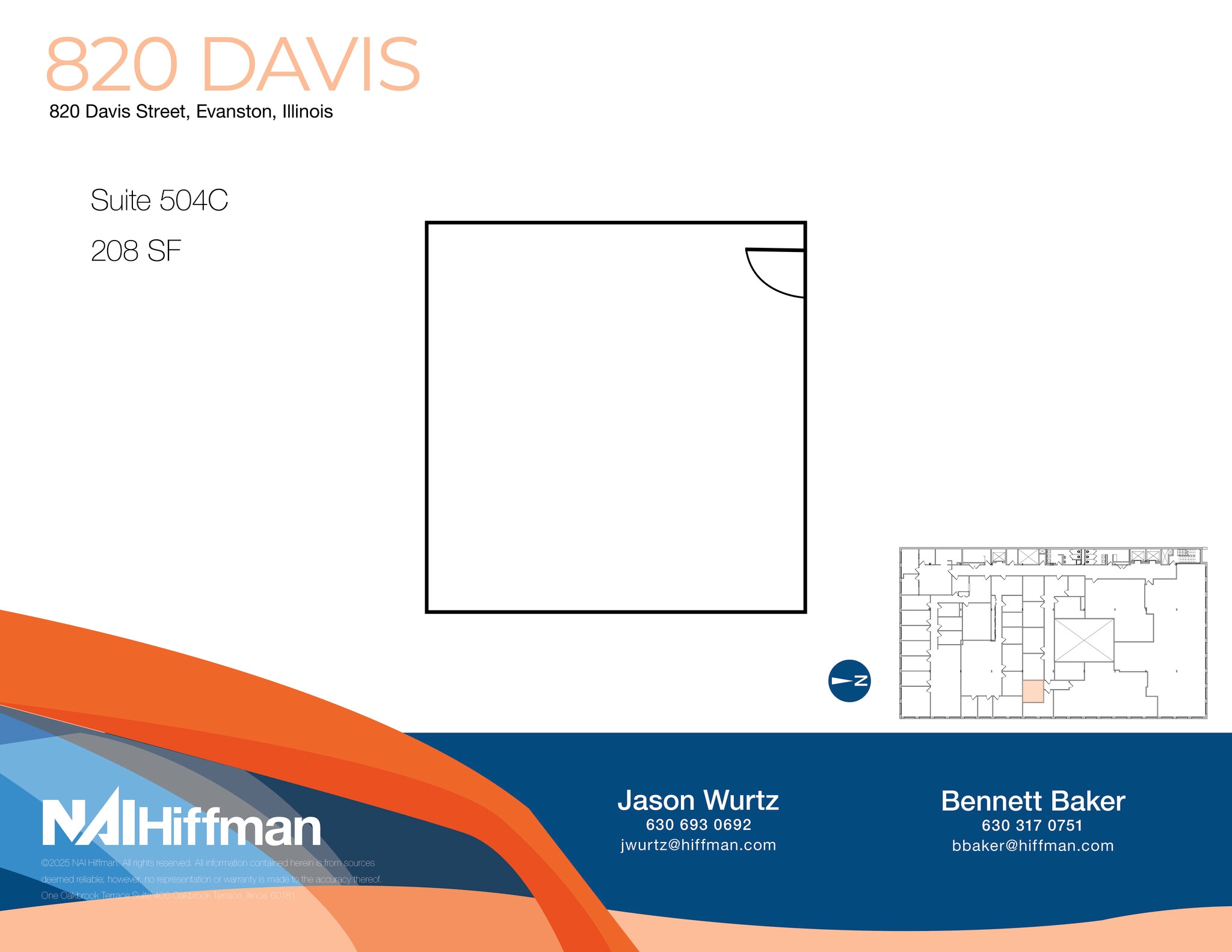 820 Davis St, Evanston, IL for lease Floor Plan- Image 1 of 1