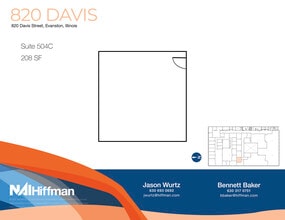 820 Davis St, Evanston, IL for lease Floor Plan- Image 1 of 1