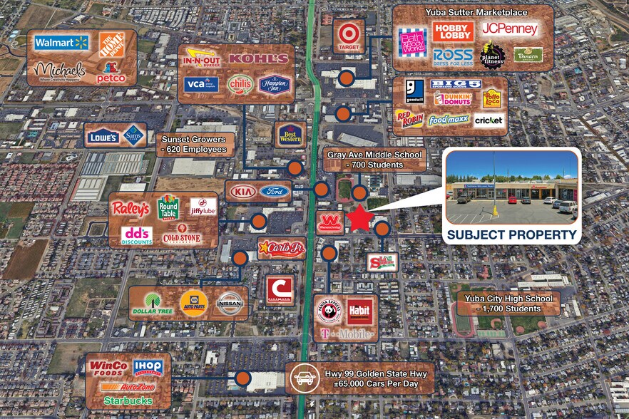 1171-1191 Bridge St, Yuba City, CA for sale - Building Photo - Image 2 of 5
