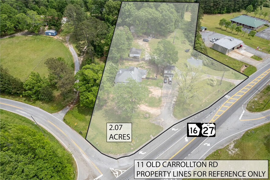 11 Old Carrollton Rd, Newnan, GA à vendre - Aérien - Image 2 de 15