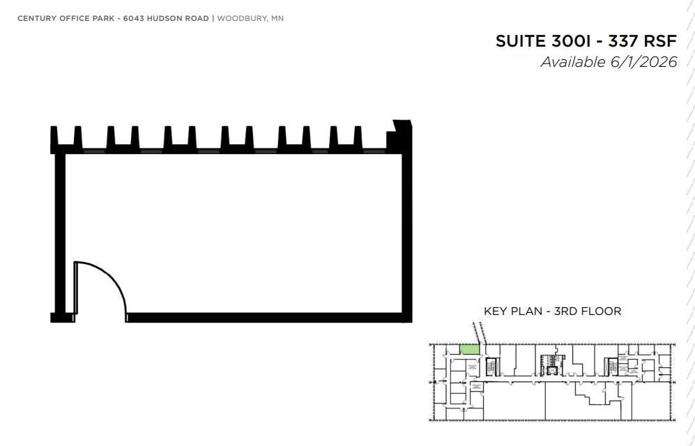 6043 Hudson Rd, Woodbury, MN à louer Plan d’étage- Image 1 de 1
