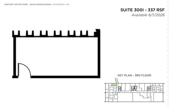 6043 Hudson Rd, Woodbury, MN à louer Plan d’étage- Image 1 de 1