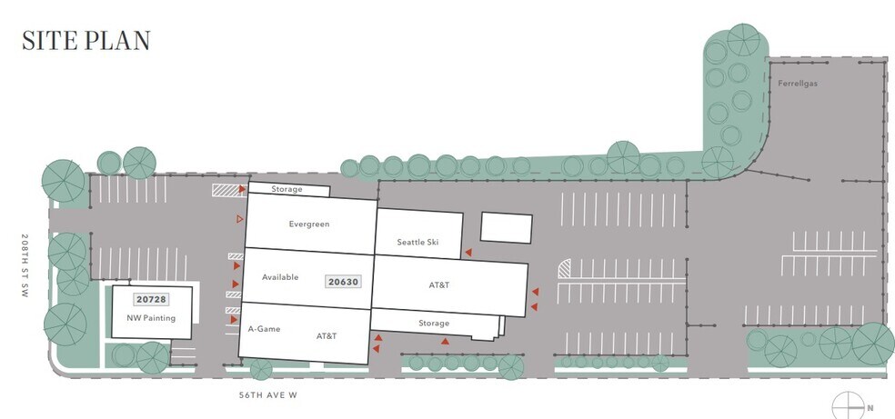 AT&T Lynnwood Warehouse portefeuille de 2 propriétés à vendre sur LoopNet.ca - Plan de site - Image 3 de 3