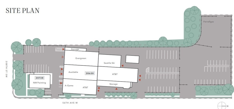 AT&T Lynnwood Warehouse portfolio of 2 properties for sale on LoopNet.ca - Site Plan - Image 3 of 3