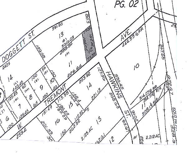 200 W Tremont Ave, Charlotte, NC for lease - Plat Map - Image 2 of 10