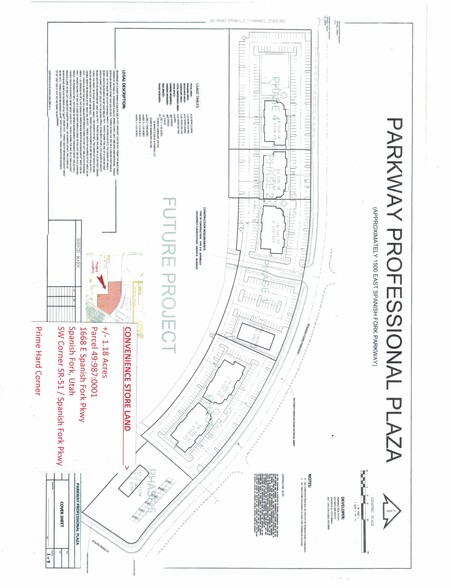 1668 E Spanish Fork Pky, Spanish Fork, UT à vendre - Plan de site - Image 2 de 3