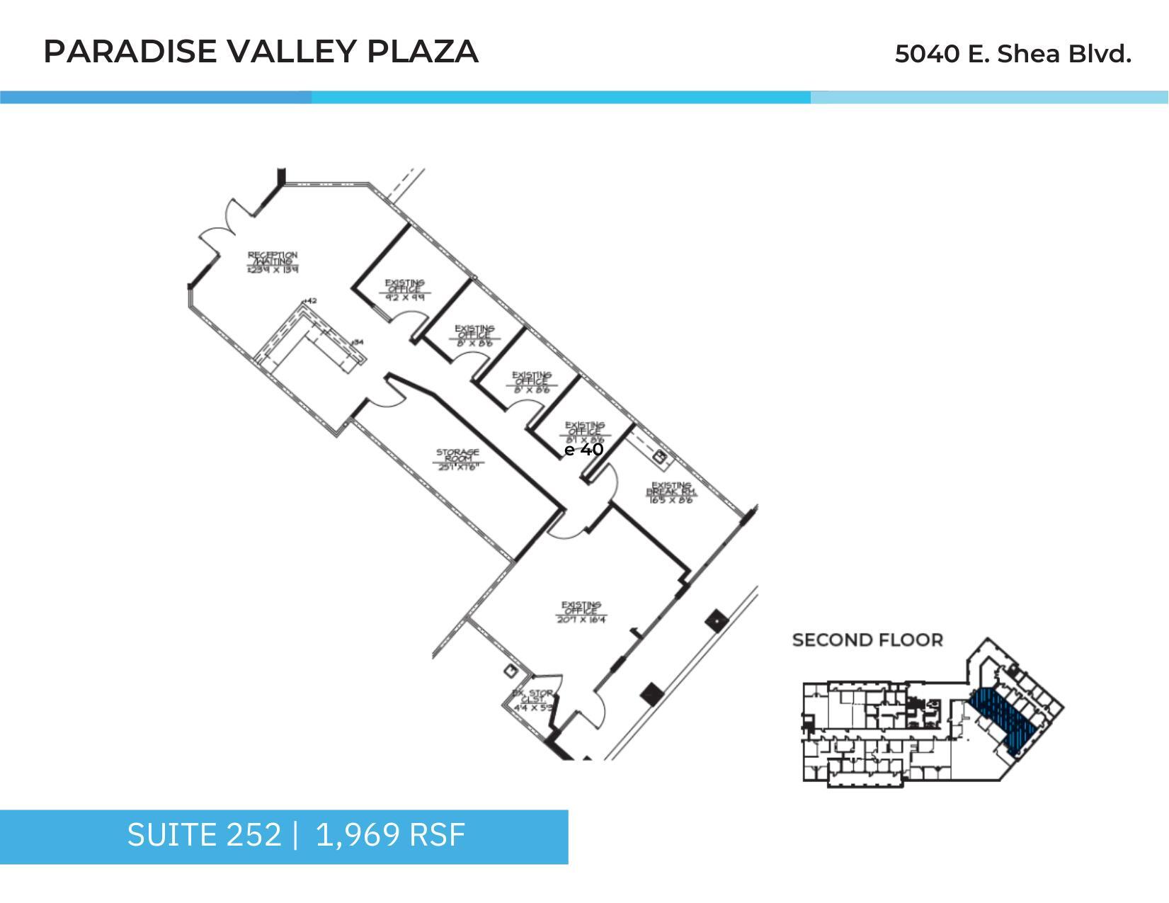 5010 E Shea Blvd, Scottsdale, AZ à louer Plan d’étage- Image 1 de 1