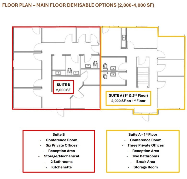 12 Long Lake Rd, Mahtomedi, MN for lease Floor Plan- Image 1 of 1
