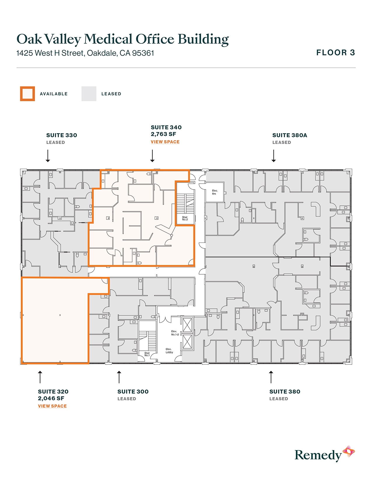 1425 W H St, Oakdale, CA à louer Plan d’étage- Image 1 de 1