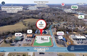 101 E Sunset Dr, Mt Juliet, TN - AÉRIEN  Vue de la carte - Image1