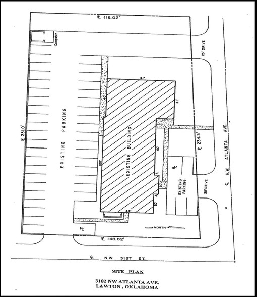 3102 NW Atlanta Ave, Lawton, OK à louer - Plan de site - Image 2 de 6