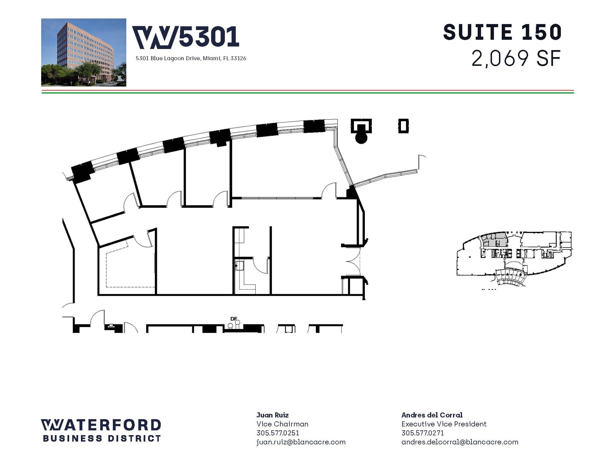 5200 Waterford District Dr, Miami, FL for lease Floor Plan- Image 1 of 1