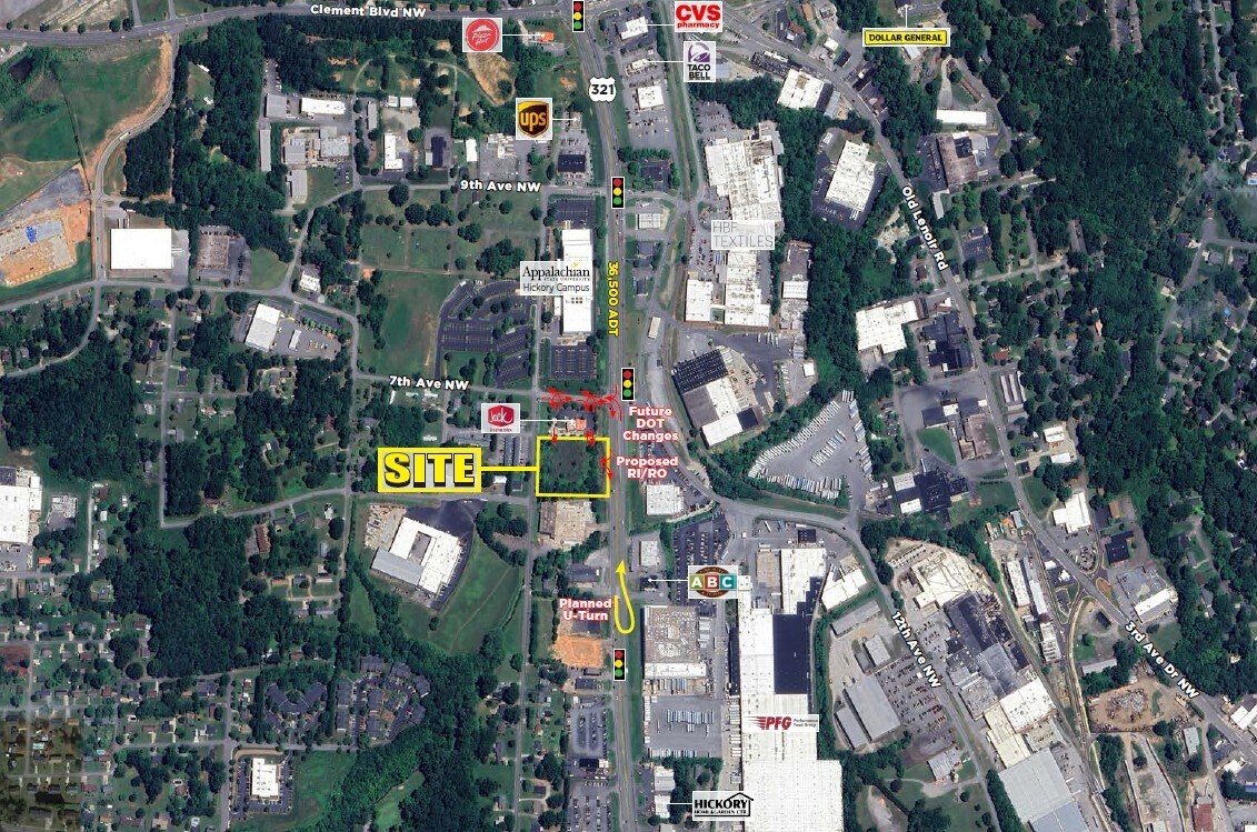 601 Hwy 321, Hickory, NC for sale Aerial- Image 1 of 1