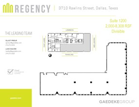 3710 Rawlins St, Dallas, TX for lease Floor Plan- Image 2 of 12