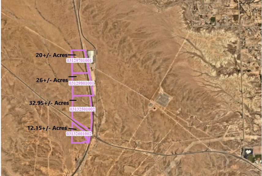Hwy 168 & Hidden Valley, Moapa, NV for sale - Building Photo - Image 1 of 19
