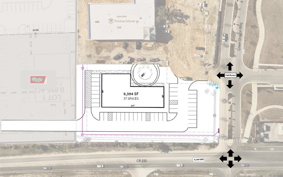 SEC Green Dragon & CR 150 way, Kyle, TX for lease - Building Photo - Image 2 of 6