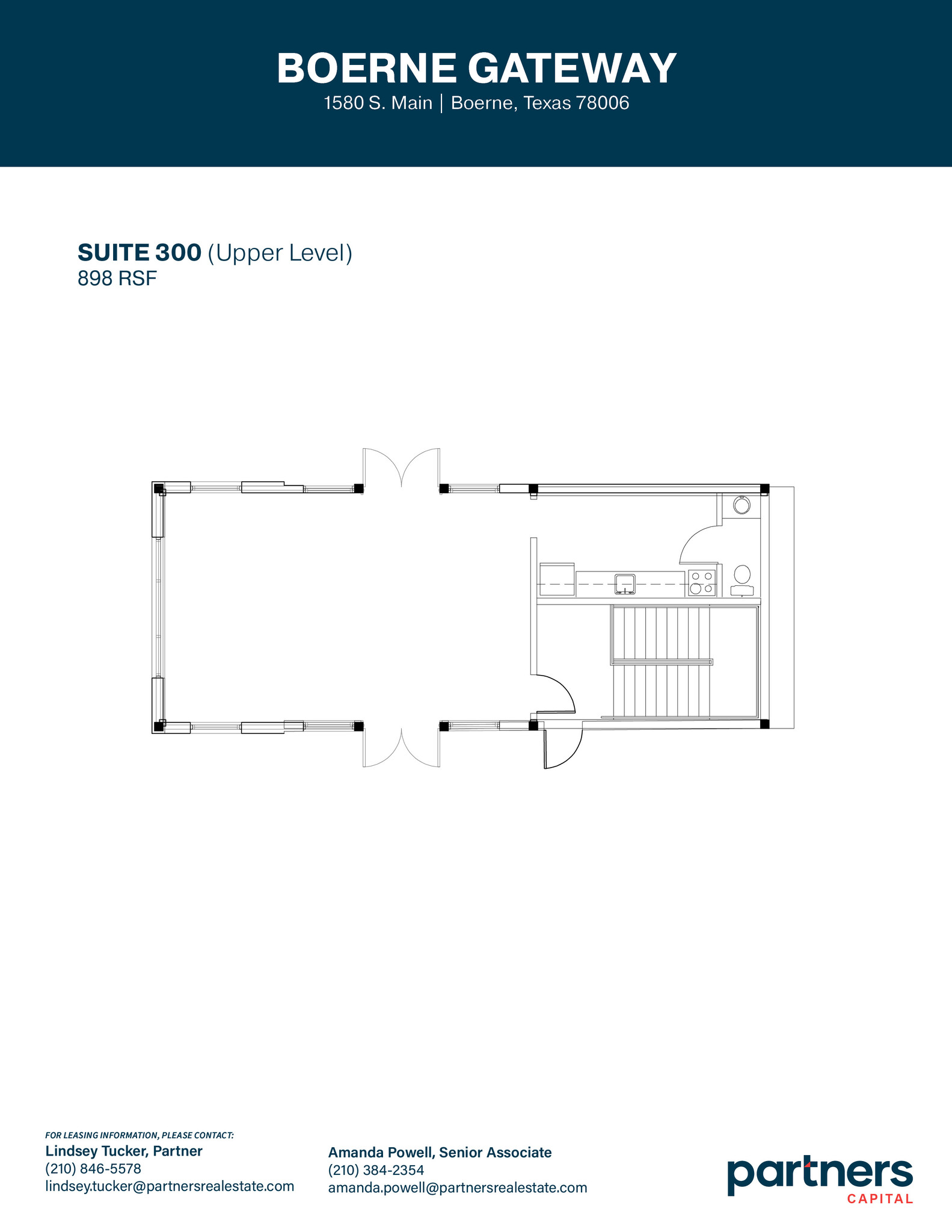 1580 S Main St, Boerne, TX à louer Plan d  tage- Image 1 de 1