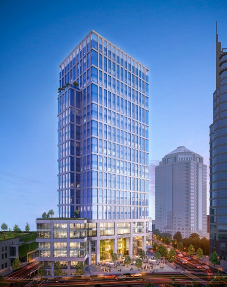 1155 Peachtree St NE, Atlanta, GA à louer - Photo du bâtiment - Image 3 de 3