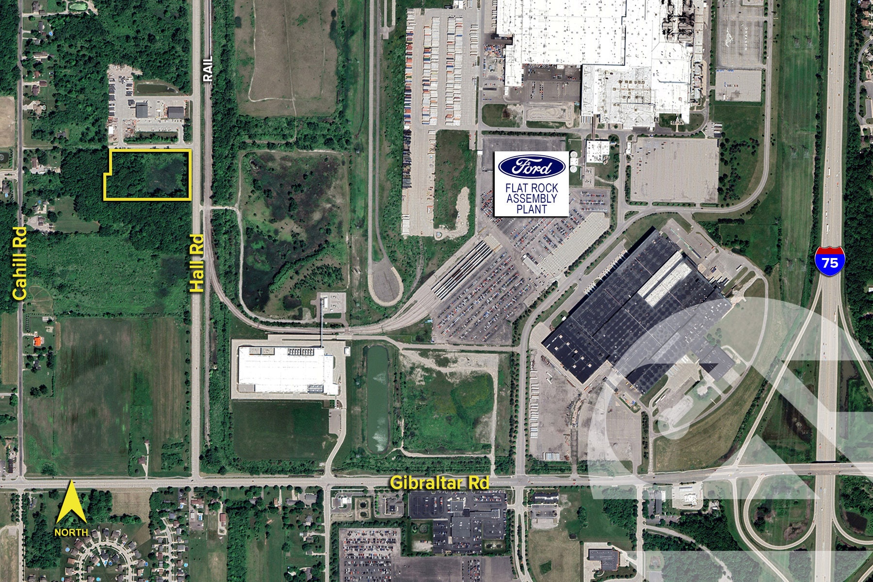 Hall Rd, Flat Rock, MI for sale Building Photo- Image 1 of 2