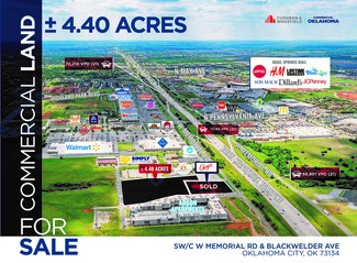 Plus de détails pour SW/C W Memorial Road & Blackwelder Ave, Oklahoma City, OK - Terrain à vendre