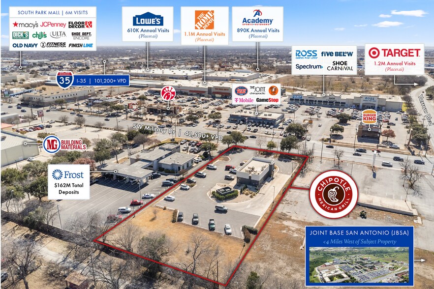 2741 SW Military Dr, San Antonio, TX à vendre - Photo du bâtiment - Image 2 de 6