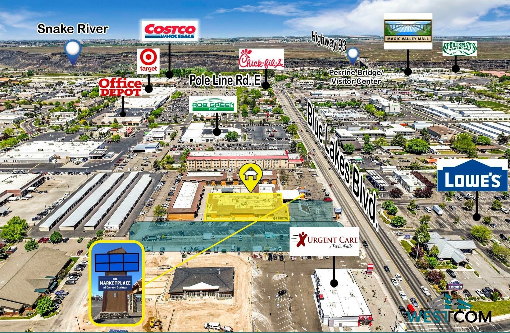 1357 Blue Lakes Blvd N, Twin Falls, ID for lease Building Photo- Image 1 of 17