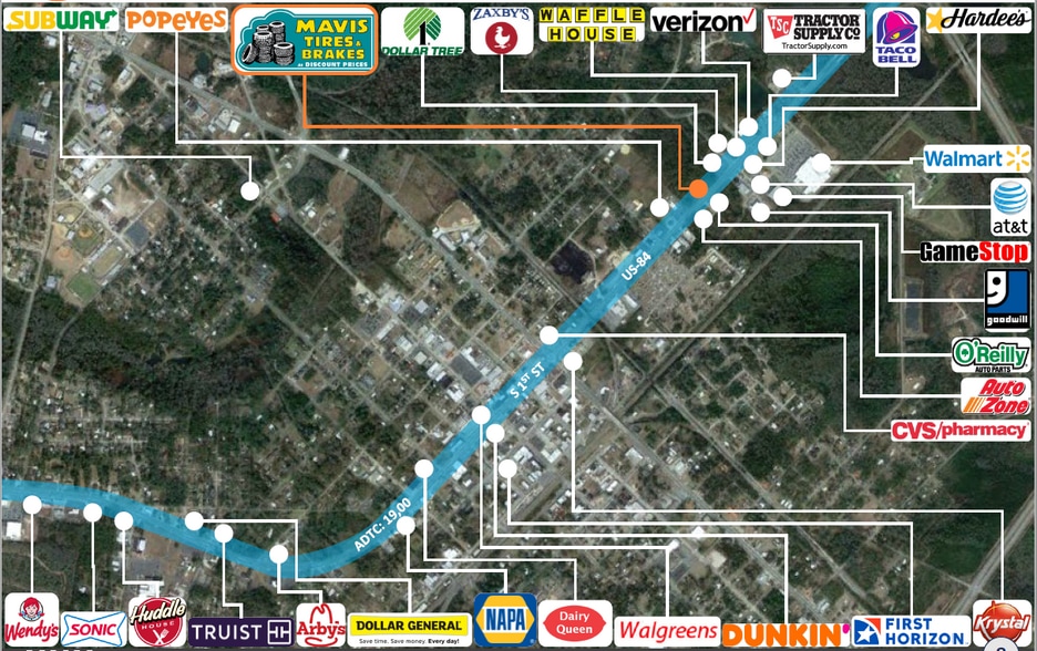 755 N 1st St, Jesup, GA for lease - Building Photo - Image 2 of 5