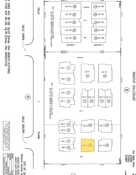 838 Calle Plano, Camarillo, CA à louer - Plan cadastral - Image 2 de 5