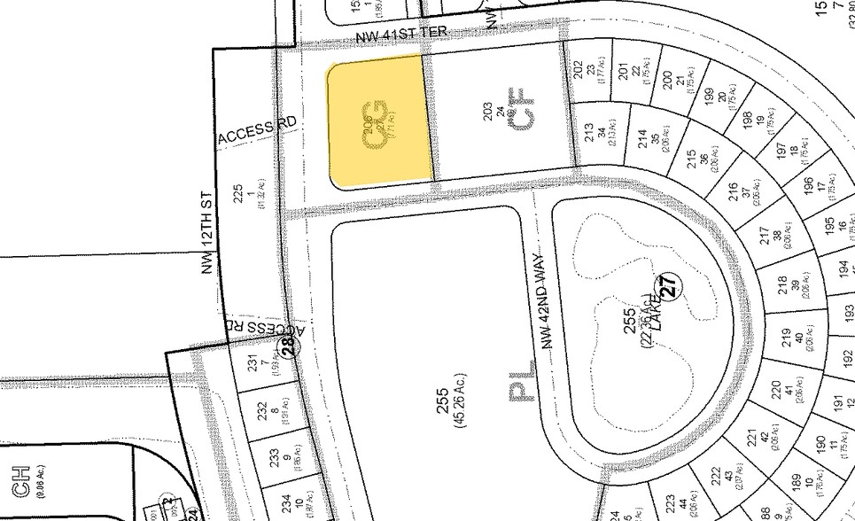 4200-4248 NW 12th St, Lauderhill, FL à louer - Plan cadastral - Image 2 de 7