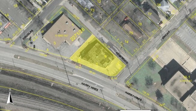 4200 Harry Hines Blvd, Dallas, TX à louer - Plan cadastral - Image 1 de 5
