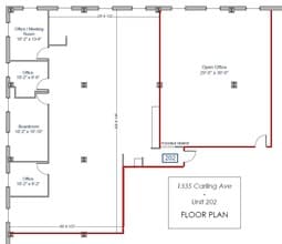 1335 Carling Ave, Ottawa, ON à louer Plan d’étage- Image 1 de 4