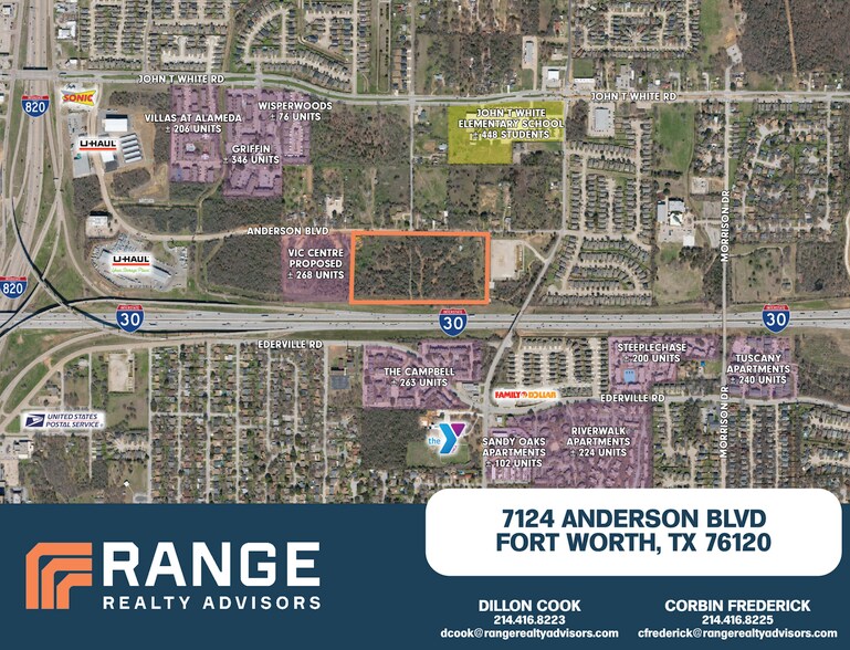 7124 Anderson Blvd, Fort Worth, TX à vendre - Aérien - Image 1 de 1