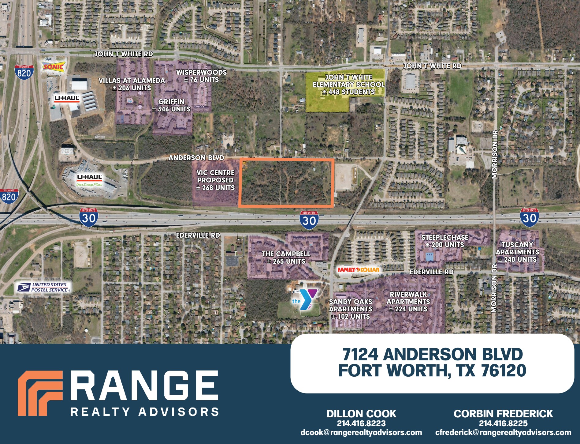 7124 Anderson Blvd, Fort Worth, TX à vendre Aérien- Image 1 de 2