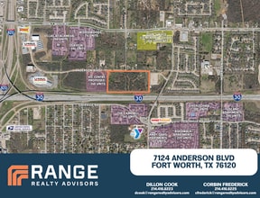 7124 Anderson Blvd, Fort Worth, TX - AÉRIEN Vue de la carte