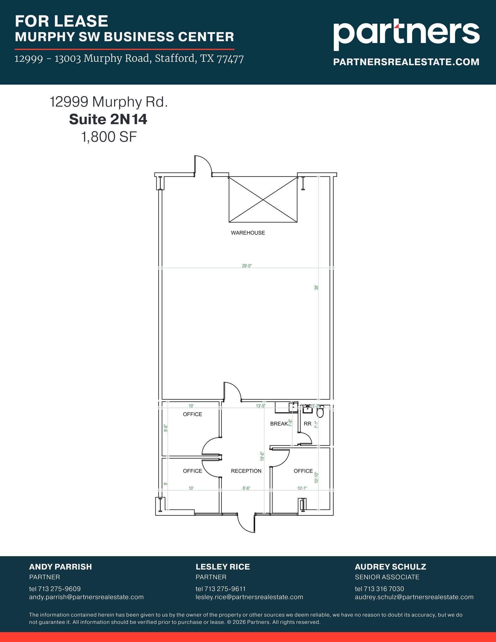 12999-13003 Murphy Rd, Stafford, TX for lease Site Plan- Image 1 of 1