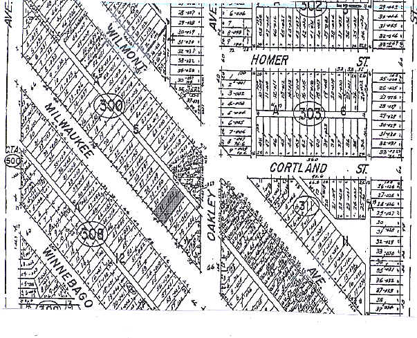 1879 N Milwaukee Ave, Chicago, IL à louer Plan cadastral- Image 1 de 2