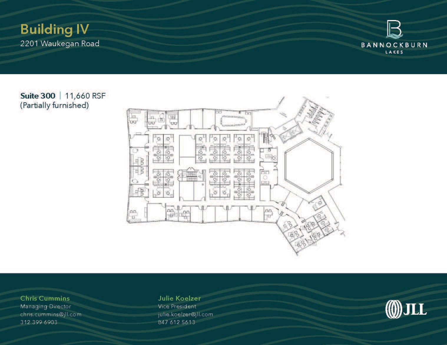 2333 Waukegan Rd, Bannockburn, IL for lease Floor Plan- Image 1 of 1