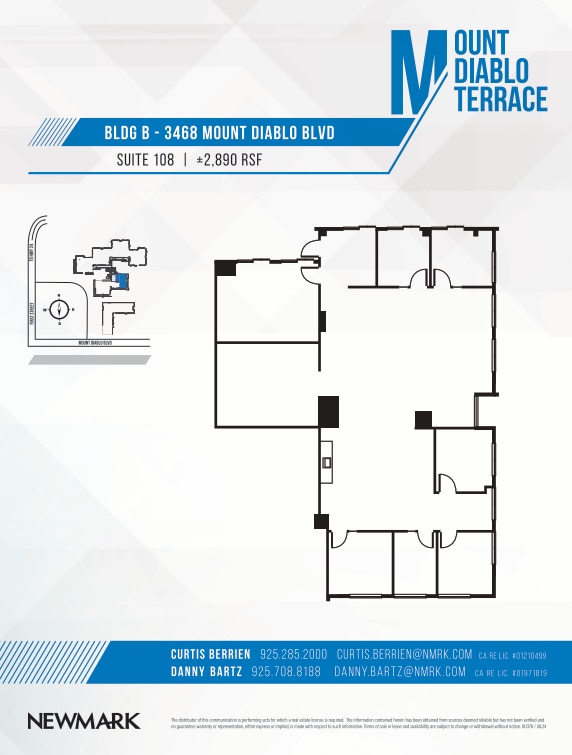 3470 Mt Diablo Blvd, Lafayette, CA for lease Floor Plan- Image 1 of 1